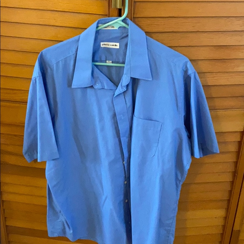 Pierre Cardin short sleeve button down size 17.5